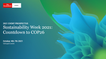 Sustainability Week 2021: Countdown to Cop26