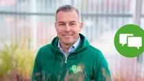 Close-up of Marko Grozdanovic, SVP for Global Strategic Marketing & Sustainability for BASF Agricultural Solutions.  Close-up of Marko Grozdanovic, SVP for Global Strategic Marketing & Sustainability for BASF Agricultural Solutions.