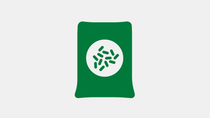 NEWGREEN Rice Project Japan logo with green rice bag icon and rice grains.  NEWGREEN Rice Project Japan logo with green rice bag icon and rice grains.