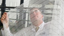 InterceptorÂ® G2 from BASF is the first WHO-recommended mosquito net based on non-pyrethroid chemistry to beat insecticide-resistant mosquitoes. Its distinctive black and white stripes distinguish it from currently used mosquito nets. Volker Frenz, development chemist for InterceptorÂ® G2, checks a net sample in the laboratory.
Photo â Andres/BASF
,Interceptor® G2 from BASF is the first WHO-recommended mosquito net based on non-pyrethroid chemistry to beat insecticide-resistant mosquitoes. Its distinctive black and white stripes distinguish it from currently used mosquito nets. Volker Frenz, development chemist for Interceptor® G2, checks a net sample in the laboratory.
Photo – Andres/BASF