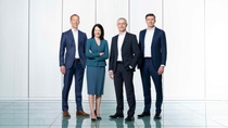 From left to right – Sascha Bibert, Melanie Bausen-Wiens, Livio Tedeschi, Maximilian Becker