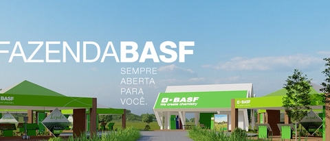 Fazenda BASF sempre aberta para você desenho gráfico BASF Brasil