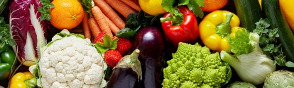 Different colorful fruits and vegetables all over the table in full frame studio shot; Shutterstock ID 632638604; purchase_order: 1086744798; job: Lena Weiler; client: APB/KC; other: SAP 21267280