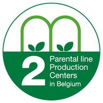 2 parental line production centers in Belgium